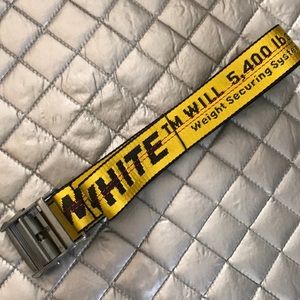 Off White Industrial Belt